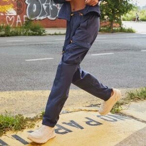 Outdoor Voices Windbreaker Pant BreakLite Blue Packable Blue Cargo Joggers Nylon